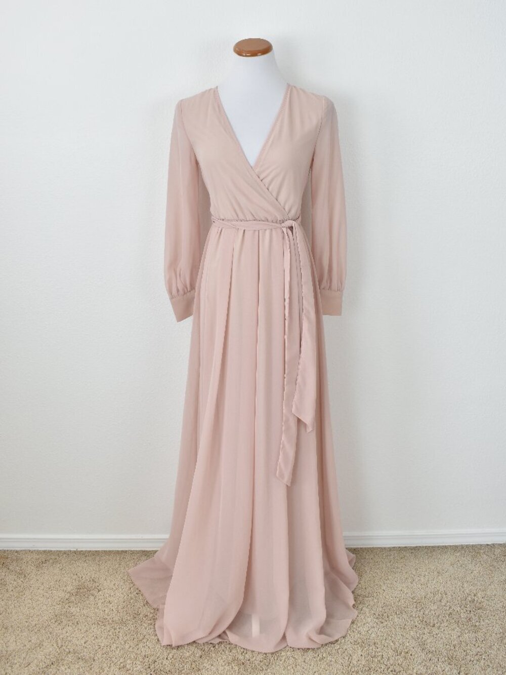 Baltic Born Lydia Maxi Dress Dusty Pink - XS
